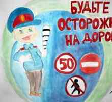 Detská kresba bezpečnosti na ceste