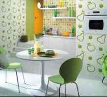 Interiérový dizajn pre kuchyňu s použitím tapiet a farieb