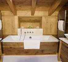 Návrh kúpeľne v drevenom dome: odporúčania a fotografie