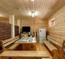 Fotografické a dizajnérske prvky relaxačnej miestnosti v saune