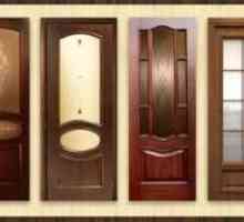 Foto hlavných typov drevených interiérových dverí