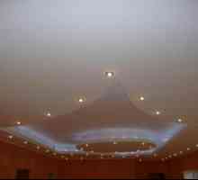 Foto sadrokartónových stropov v hale