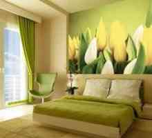 Fototapety s tulipánmi v interiéri (fotka)
