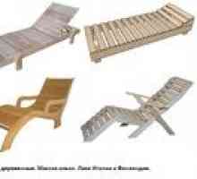 Vytvárajte drevené ležadlo s vlastnými rukami