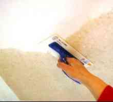 Ako aplikovať tekuté tapety na strop?
