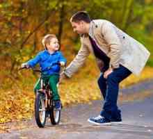 Ako naučiť dieťa jazdiť na bicykli