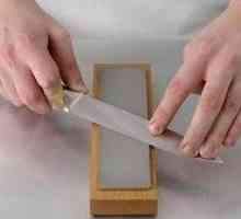 Ako správne zaostriť nôž s lištou