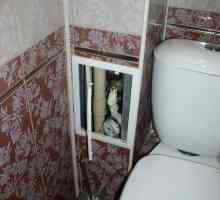 Ako skryť rúry na toalete?