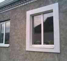 Ako zdobiť okná svahy zvonku