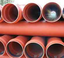 PVC kanalizačné potrubie a ich rozmery podľa katalógu