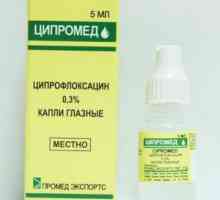 Očné kvapky ciprofloxacín: cena, návod na použitie