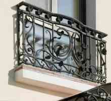 Kované balkóny - jedinečný výzdobou zábradlia doma (foto)