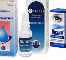 Názov a použitie antihistamínových očných kvapiek z alergií