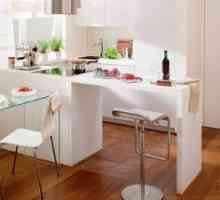 Jedáleň v malej kuchyni: funkcie organizácie
