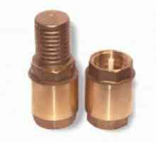 Spätný ventil pre vodné čerpadlo: typy a inštalácia