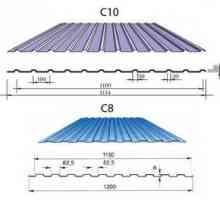 Vlastnosti výpočtu rozmerov profilovaného plechu pre plot a strechu