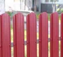 Vlastnosti výberu kovového plotu