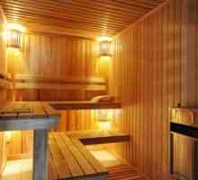 Osvetlenie v saune alebo v saune s vlastnými rukami: vedenie a výber svetiel