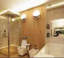 Osvetlenie v kúpeľni: fotografie a všeobecné odporúčania
