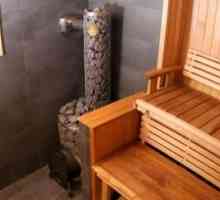 Kachle na saunu a saunu na palivovom dreve: kovové a tehlové