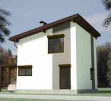 Príklady projektov domov so štítovou strechou, foto