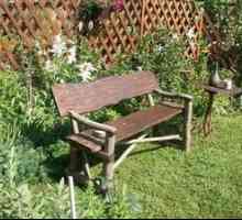 Rôzne záhradné lavice pre chatové osady