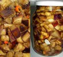 Recepty na baklažánové "huby" s cesnakom na zimu