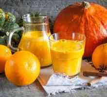 Recepty na zber tekvicového džúsu s oranžovou farbou na zimu