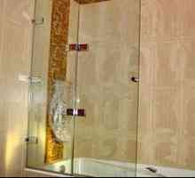 Sklenená opona - veľkolepé riešenie pre kúpeľňu