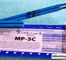 Technické vlastnosti mrd3 elektród