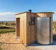 Inštalácia uličnej bio-toalety v krajine bez zápachu a vyčerpania