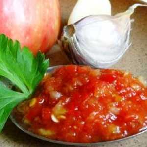 Adjika z paradajok a cukety na zimu - recepty