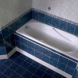 Liatinová kúpeľ: štandardné rozmery a hmotnosť