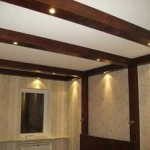 Dekoratívne trámy ako dekoratívny prvok stropu v interiéri