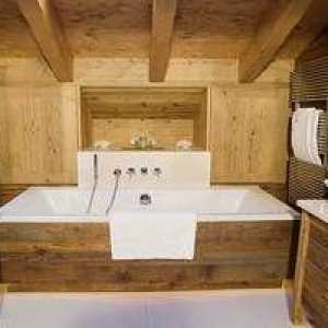 Návrh kúpeľne v drevenom dome: odporúčania a fotografie