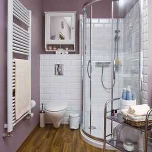 Sprchová kabína v malej kúpeľni: špecifikácie a fotografie