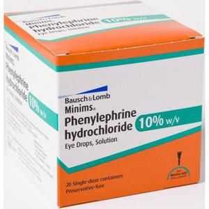 Očné kvapky fenylefrín hydrochlorid - čo je liek