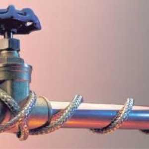 Vykurovací kábel pre zásobovanie vodou: inštalácia a výroba vlastnými rukami
