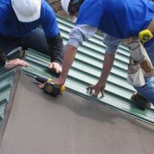 Ako zakryť strechu s kovovou dlažbou