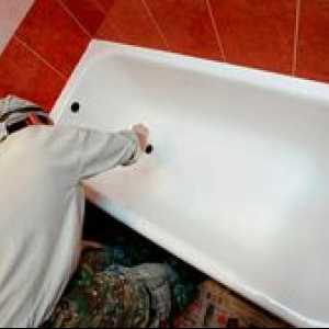 Ako pokryť kúpeľ s akrylátom na vlastnú päsť a aké sú ceny