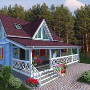 Ako postaviť vidiecky dom s terasou a verandou