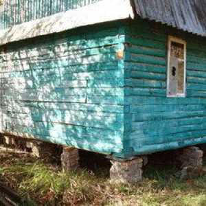 Ako nahradiť základy pod dreveným domom