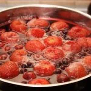 Ako variť kompót mrazených bobúľ alebo ovocia