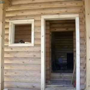 Ako inštalovať dvere v drevenom dome