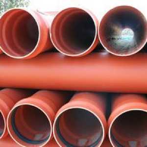 PVC kanalizačné potrubie a ich rozmery podľa katalógu