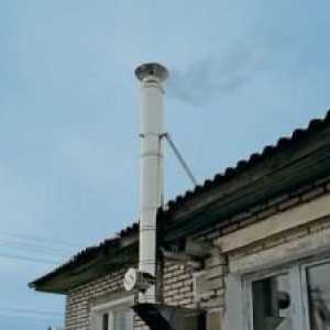 Koaxiálne komíny pre plynové kotly, foto