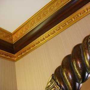 Kúpiť stropné lišty - zlepšiť interiér miestnosti