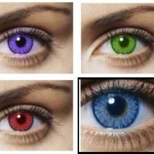 Objekty pre aliexpress: ako si vybrať farebné šošovky pre oči