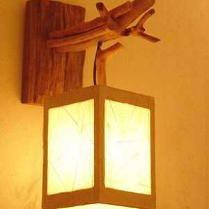Lustre a lampy z dreva s vlastnými rukami