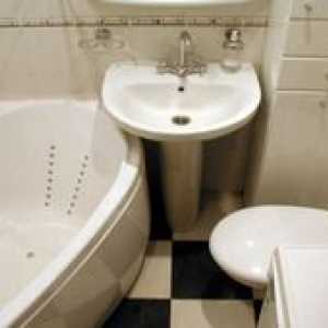 Malá kúpeľňa v Chruščenke: oprava s fotografiou